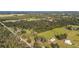 Aerial view of property showing homes, fields, and lush greenery at 5011 Griffin View Dr, Lady Lake, FL 32159