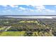 Aerial view of property with waterfront access and surrounding land at 5011 Griffin View Dr, Lady Lake, FL 32159