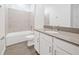 Bathroom with single vanity and bathtub at 1180 Dora Parc Ln, Mount Dora, FL 32757