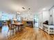 Bright dining area with wood table and chairs at 1559 Lakeshore Dr, Eustis, FL 32726