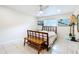 Bedroom with a double bed and ceiling fan at 1559 Lakeshore Dr, Eustis, FL 32726