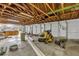 Spacious garage with high ceilings and workshop area at 7373 Circle Dr, Lady Lake, FL 32159
