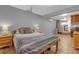 Finished basement bedroom with ensuite kitchenette at 7373 Circle Dr, Lady Lake, FL 32159