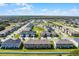 An aerial view of a community of townhouses at 1496 Mirabella Cir, Davenport, FL 33897