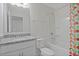 Bathroom with granite countertop and bathtub at 1496 Mirabella Cir, Davenport, FL 33897