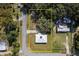 Aerial view of house and surrounding lot at 218 Ann St, Lady Lake, FL 32159