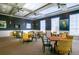 Community room with tables, chairs, and artwork at 518 Narrow View Ln, Groveland, FL 34736