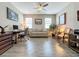Comfortable and well-lit home office space at 518 Narrow View Ln, Groveland, FL 34736