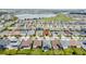 Aerial view showing a home's location in a residential neighborhood at 518 Narrow View Ln, Groveland, FL 34736