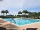 Rectangular community pool with lounge chairs and palm trees at 4300 Hammersmith Dr, Clermont, FL 34711