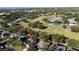 Aerial view highlighting the property's location and surroundings at 4300 Hammersmith Dr, Clermont, FL 34711