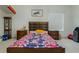 Bedroom with a double bed and nightstands at 919 Patrick St, Kissimmee, FL 34741
