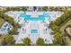 Luxury community pool and spa with plenty of lounge chairs for relaxation at 7740 Sandy Ridge Dr # 106, Reunion, FL 34747