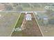 Aerial view showing home lot size and location at 25013 Van Buren St, Astatula, FL 34705