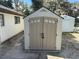 Tan plastic storage shed, great for extra storage at 2494 County Road 447, Lake Panasoffkee, FL 33538