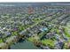 Aerial view showing home location in a neighborhood at 3358 Quail Hollow Ct, The Villages, FL 32163