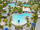 Aerial view of resort-style pool with lap lanes at 10156 Ballast Dr, Orlando, FL 32827