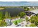 Relaxing community space with a colorful art installation at 10156 Ballast Dr, Orlando, FL 32827