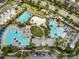 Resort-style pool area with lap pool and playground at 10156 Ballast Dr, Orlando, FL 32827