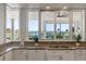 Kitchen with water views and double sink at 17601 Sawgrass Run, Tavares, FL 32778