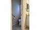 Small bathroom with toilet and tile flooring at 3425 Dixon Ln, The Villages, FL 32162