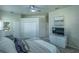 Spacious bedroom with a large closet and TV at 6152 Topsail Rd, Lady Lake, FL 32159