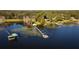 Two docks with gazebos offering scenic lake views at 3064 Windham Dr, Eustis, FL 32726