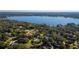 Aerial view showing home and its proximity to the lake at 3064 Windham Dr, Eustis, FL 32726