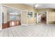 Sunroom offering views into the living areas and backyard at 3064 Windham Dr, Eustis, FL 32726