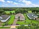 House with a large yard and golf course views at 5096 Greens Dr, Lady Lake, FL 32159