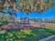 playground with equipment under a large tree at 5279 Bowline Ct, Oxford, FL 34484