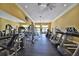 Well-equipped fitness center with various cardio and strength training machines at 5279 Bowline Ct, Oxford, FL 34484