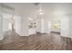 Open concept living room with hardwood floors at 2101 Sw 3Rd St, Ocala, FL 34471
