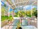 Relaxing screened porch with table and chairs at 119 Crescent Moon Dr, Groveland, FL 34736