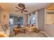 Comfortable living room with two sofas, a coffee table, and an open floor plan at 13412 Fox Glove St, Winter Garden, FL 34787