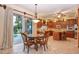 Open kitchen with views of the pool and access to the backyard at 13412 Fox Glove St, Winter Garden, FL 34787