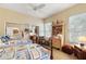 Bedroom with twin beds and nautical theme at 3646 Westover Cir, Leesburg, FL 34748