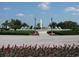 Ornamental fountain in a landscaped area at 8913 Se 132Nd Loop, Summerfield, FL 34491