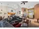 Bright and airy living area with vaulted ceilings and open floor plan at 1720 Park Forest Blvd, Mount Dora, FL 32757