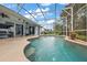 Enjoy the screened-in pool and spacious patio at 1720 Park Forest Blvd, Mount Dora, FL 32757