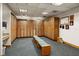 Community locker room with benches and awards at 1720 Park Forest Blvd, Mount Dora, FL 32757