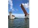 Drawbridge open for boat traffic at 450 Bouchelle Dr # 301, New Smyrna Beach, FL 32169