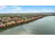 Aerial view of waterfront community at 450 Bouchelle Dr # 301, New Smyrna Beach, FL 32169