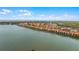 Aerial view of waterfront community at 450 Bouchelle Dr # 301, New Smyrna Beach, FL 32169