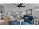 Relaxing living room with comfortable seating and water view at 450 Bouchelle Dr # 301, New Smyrna Beach, FL 32169