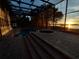 Sunset view from screened pool and spa at 6118 Dora Dr, Mount Dora, FL 32757