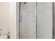 Shower stall with glass enclosure at 704 Alcott Ave, The Villages, FL 32162