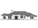 Architectural rendering of a single-story home with a front porch at 15754 Pendio Dr, Bella Collina, FL 34756