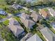 An aerial view of houses with backyard features at 5480 Bounty Cir, Tavares, FL 32778