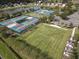 Enjoy the well maintained pickleball courts at 1010 Nantucket Sound, Mount Dora, FL 32757